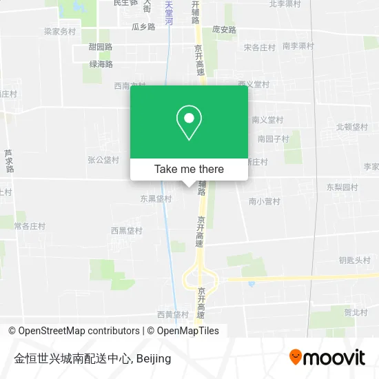 金恒世兴城南配送中心 map