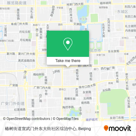 椿树街道宣武门外东大街社区综治中心 map