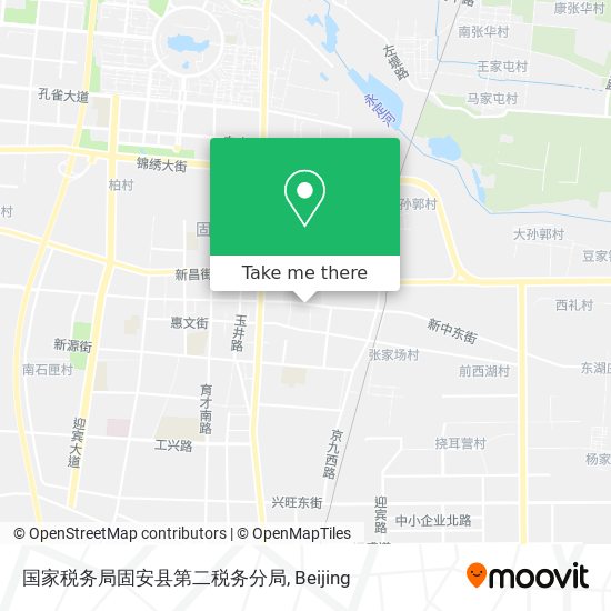 国家税务局固安县第二税务分局 map