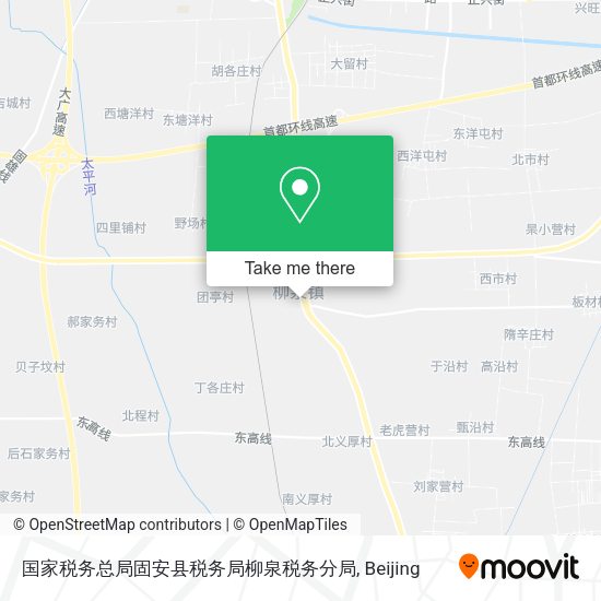 国家税务总局固安县税务局柳泉税务分局 map