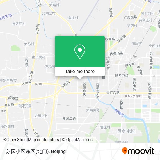 苏园小区东区(北门) map