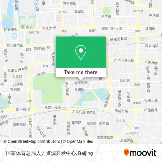 国家体育总局人力资源开发中心 map