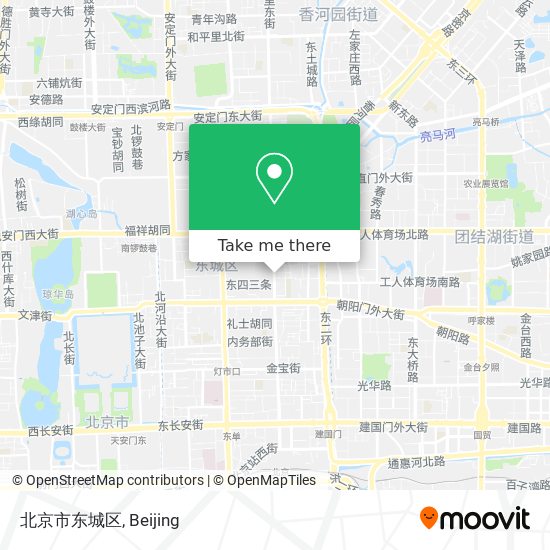 北京市东城区 map