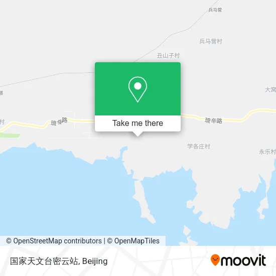 国家天文台密云站 map
