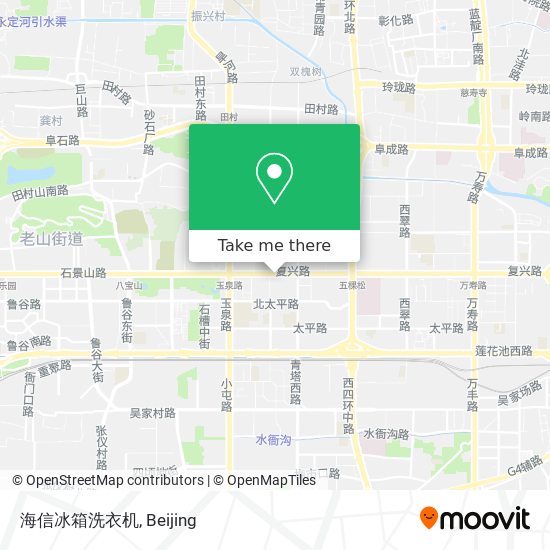 海信冰箱洗衣机 map