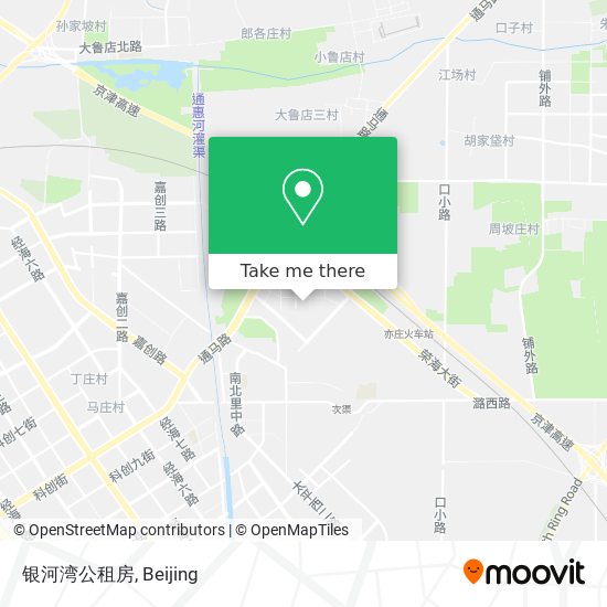 银河湾公租房 map