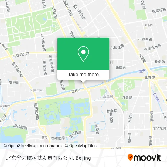 北京华力航科技发展有限公司 map