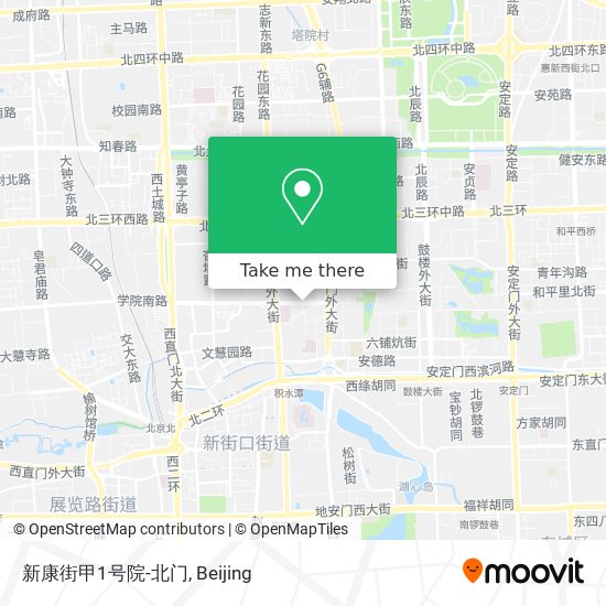 新康街甲1号院-北门 map