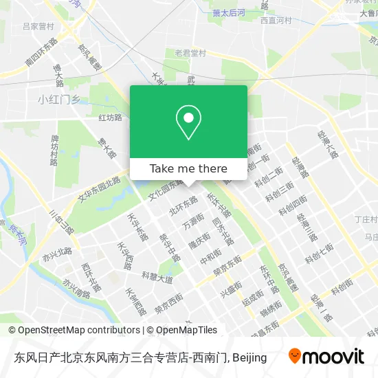 东风日产北京东风南方三合专营店-西南门 map