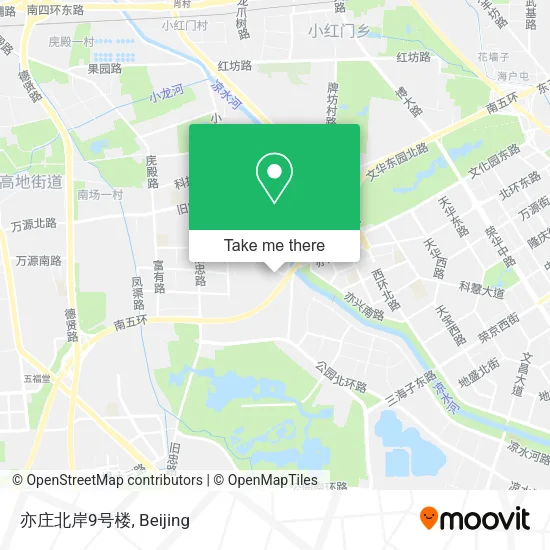 亦庄北岸9号楼 map