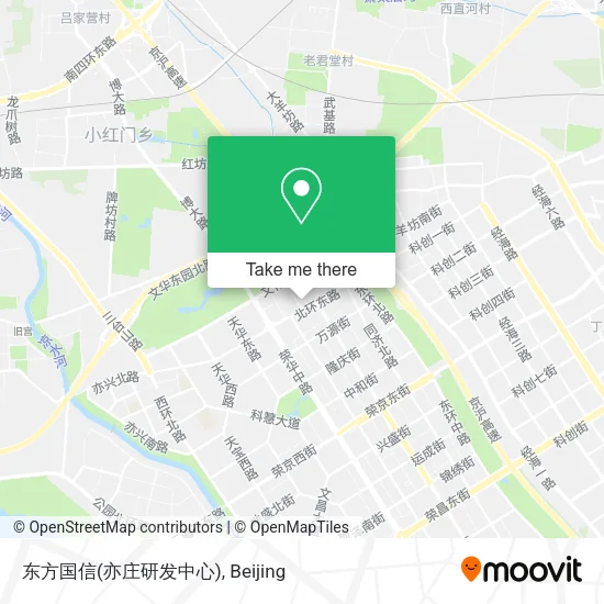 东方国信(亦庄研发中心) map