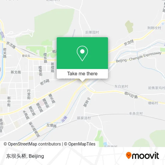 东坝头桥 map