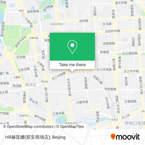 HR赫莲娜(双安商场店) map