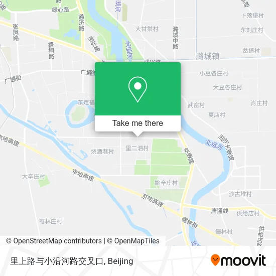 里上路与小沿河路交叉口 map