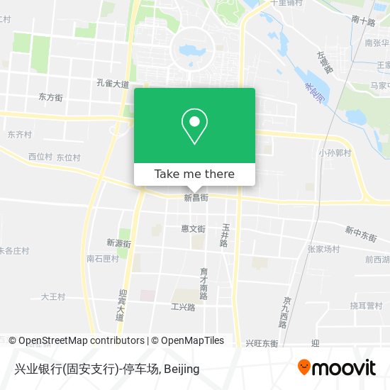 兴业银行(固安支行)-停车场 map