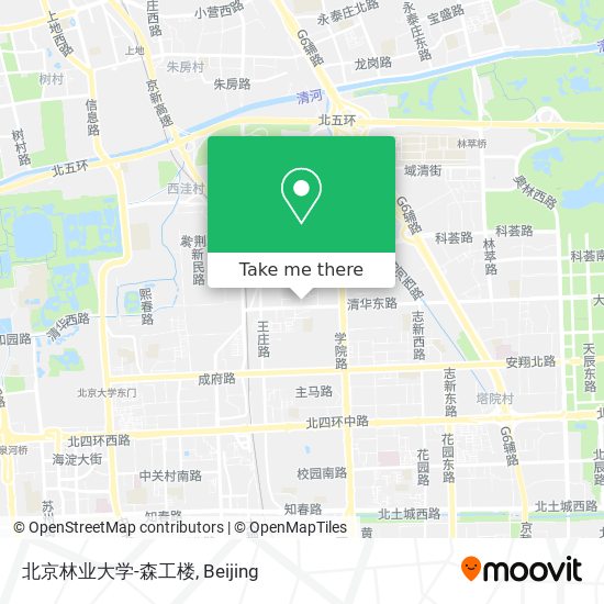 北京林业大学-森工楼 map