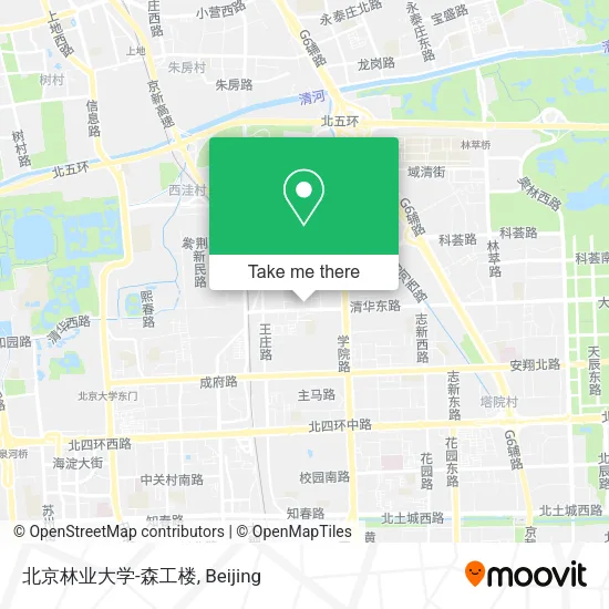 北京林业大学-森工楼 map