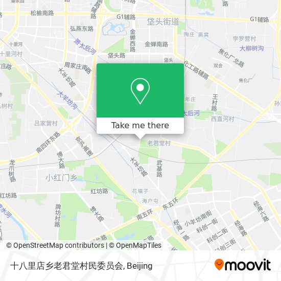 十八里店乡老君堂村民委员会 map