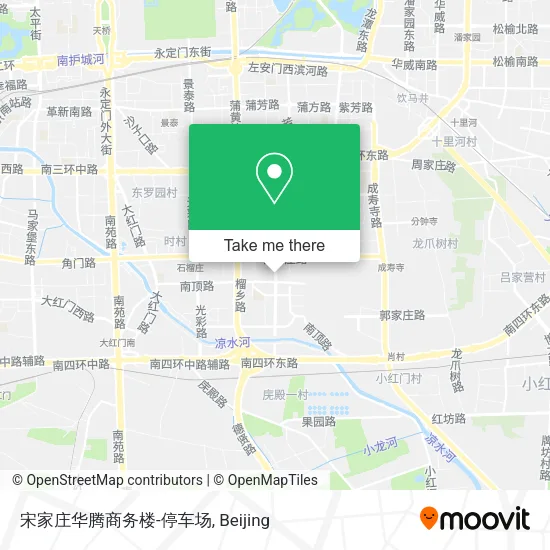 宋家庄华腾商务楼-停车场 map