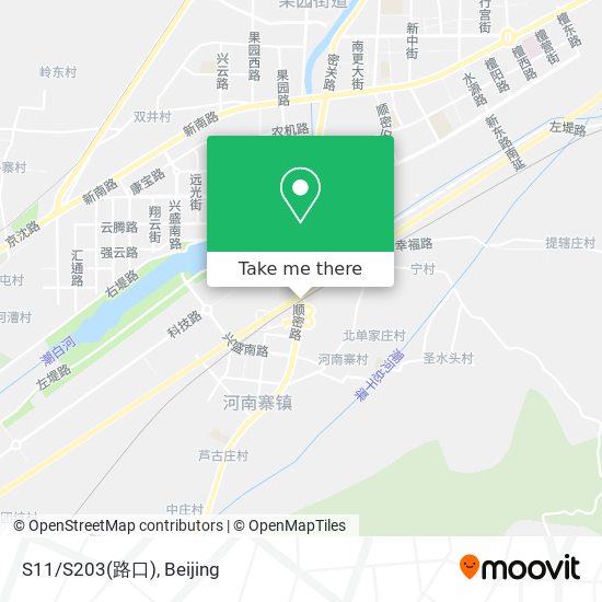 S11/S203(路口) map