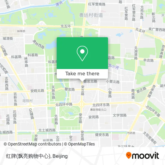 红牌(飘亮购物中心) map