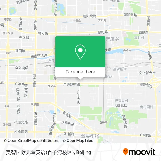 美智国际儿童英语(百子湾校区) map