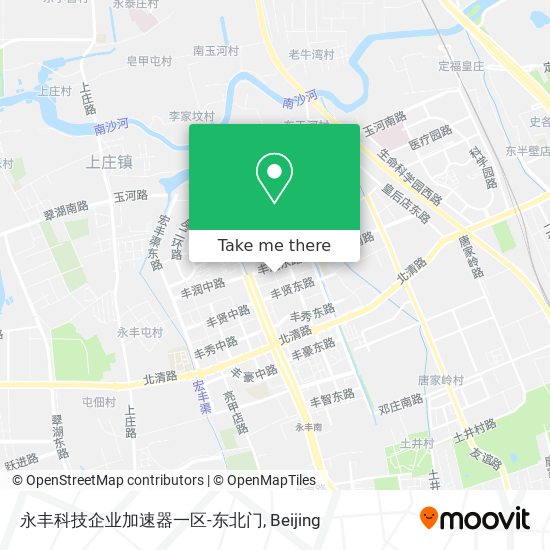 永丰科技企业加速器一区-东北门 map