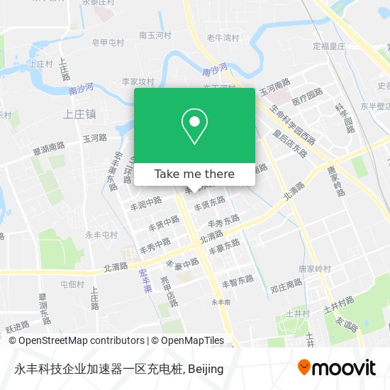 永丰科技企业加速器一区充电桩 map