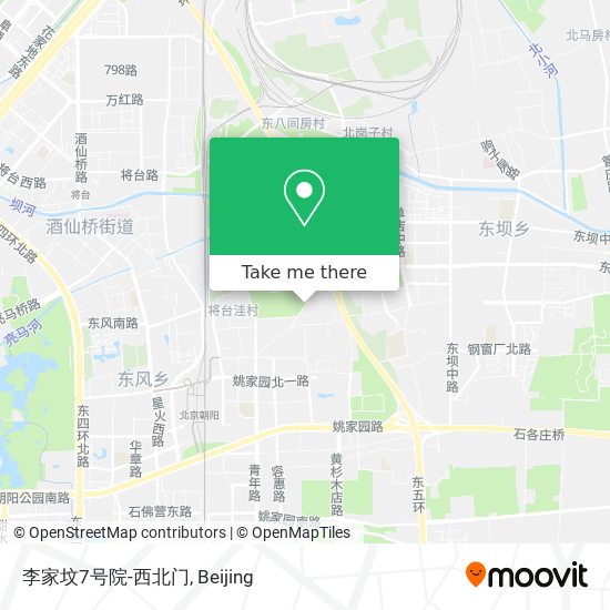 李家坟7号院-西北门 map