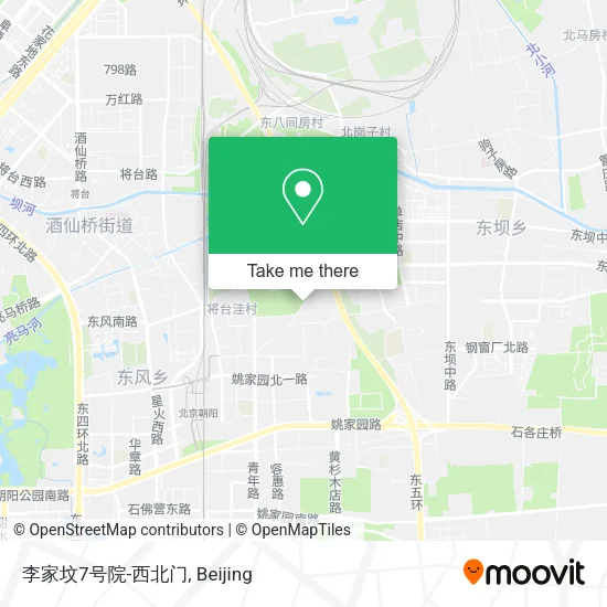 李家坟7号院-西北门 map