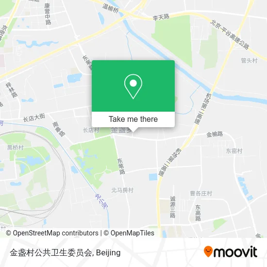 金盏村公共卫生委员会 map