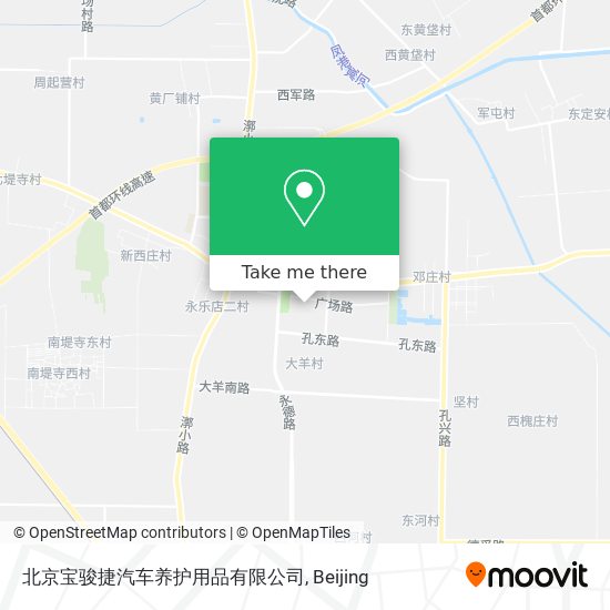 北京宝骏捷汽车养护用品有限公司 map