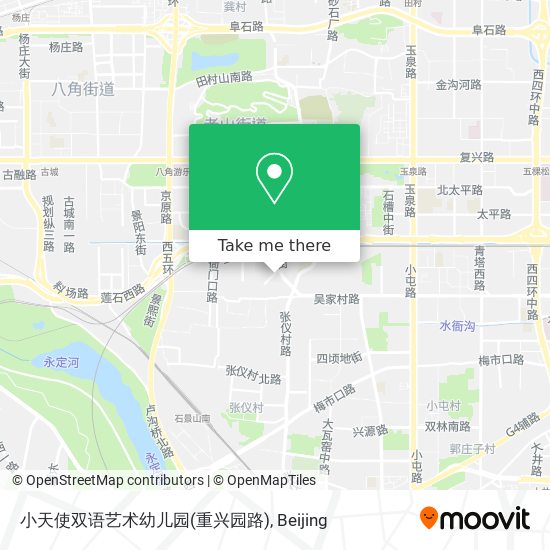 小天使双语艺术幼儿园(重兴园路) map