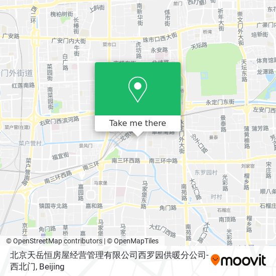 北京天岳恒房屋经营管理有限公司西罗园供暖分公司-西北门 map