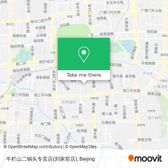 牛栏山二锅头专卖店(刘家窑店) map