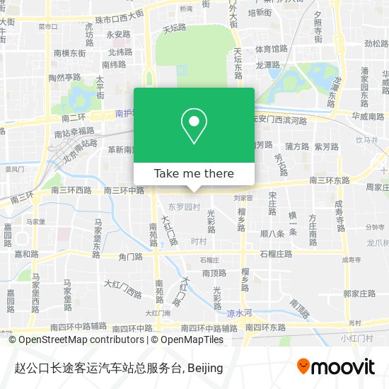 赵公口长途客运汽车站总服务台 map