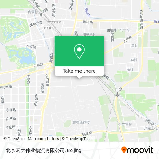 北京宏大伟业物流有限公司 map