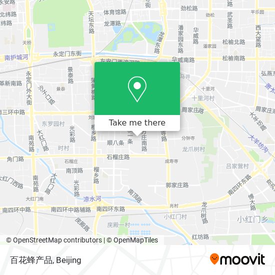 百花蜂产品 map