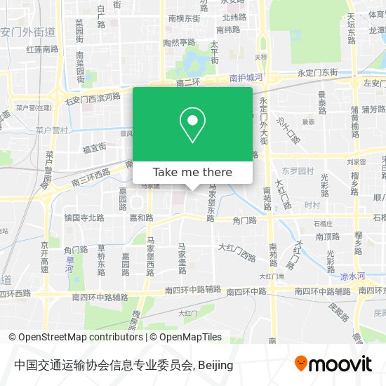 中国交通运输协会信息专业委员会 map