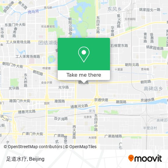 足道水疗 map