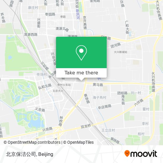 北京保洁公司 map