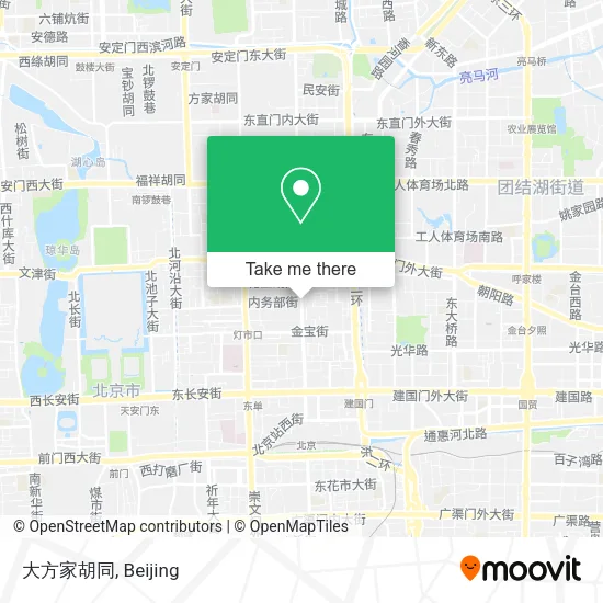 大方家胡同 map