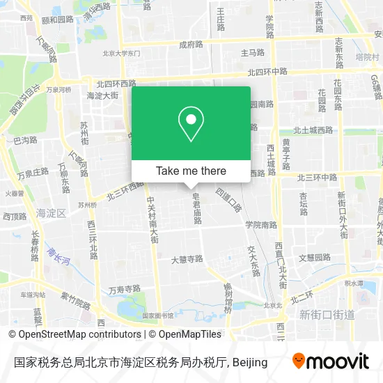 国家税务总局北京市海淀区税务局办税厅 map