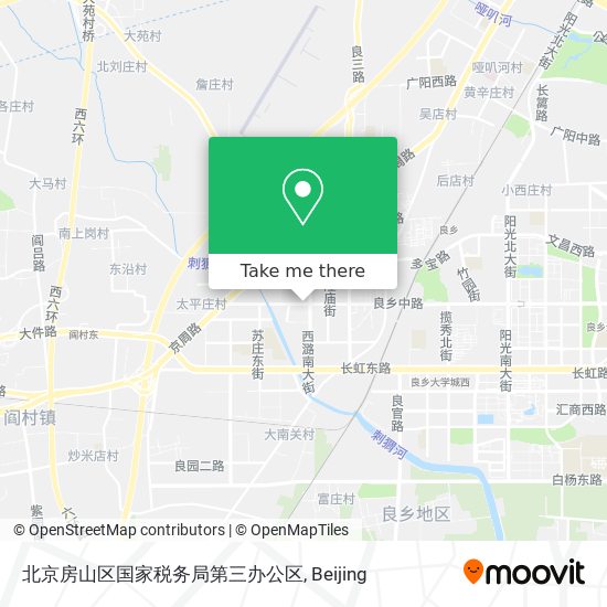 北京房山区国家税务局第三办公区 map