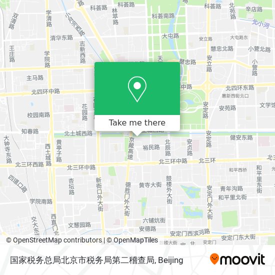 国家税务总局北京市税务局第二稽查局 map