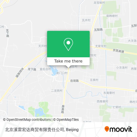 北京溪雷宏达商贸有限责任公司 map
