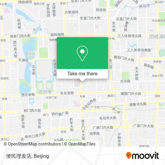 便民理发店 map