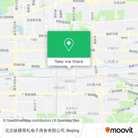 北京纵横茶礼电子商务有限公司 map
