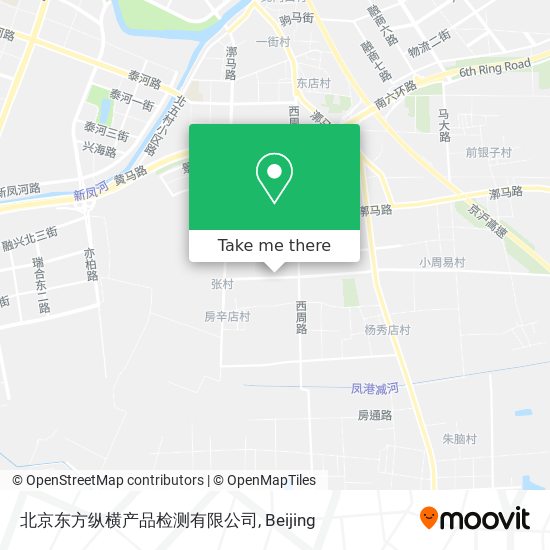 北京东方纵横产品检测有限公司 map