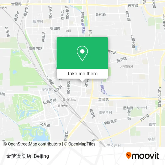 金梦烫染店 map